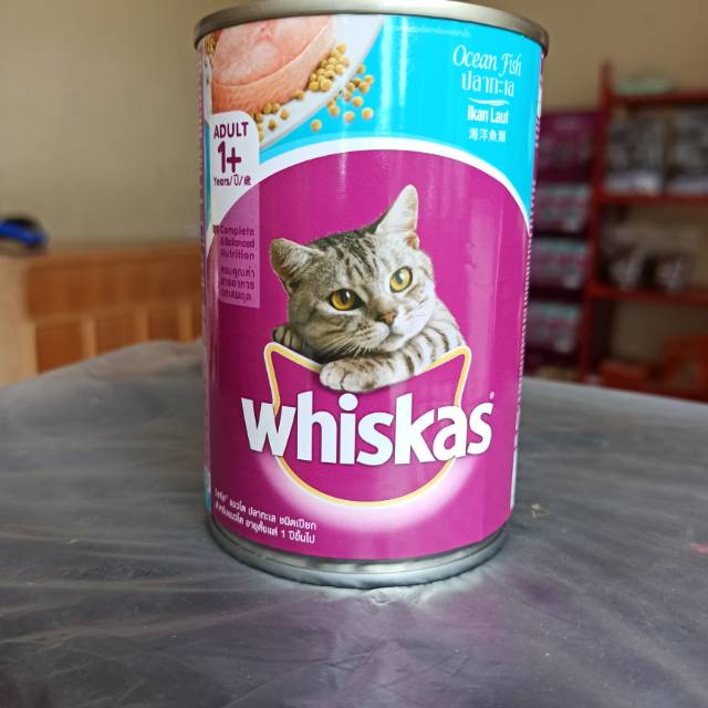 Whiskas wet food kaleng