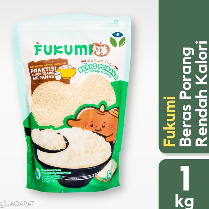 

Fukumi - Beras Porang Pouch 1kg - Beras Diet - Rendah Kalori - Praktis