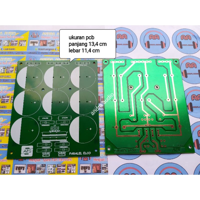 pcb elco 8 pararel class AB