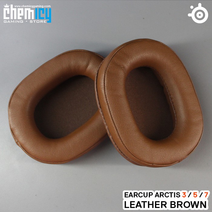 Earcup Steelseries Arctis 3 / 5 / 7 - Leather Brown