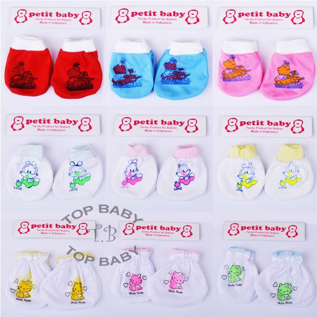 Sarung Tangan Dan Kaos Kaki Bayi 1 Set Petit Baby - 4592