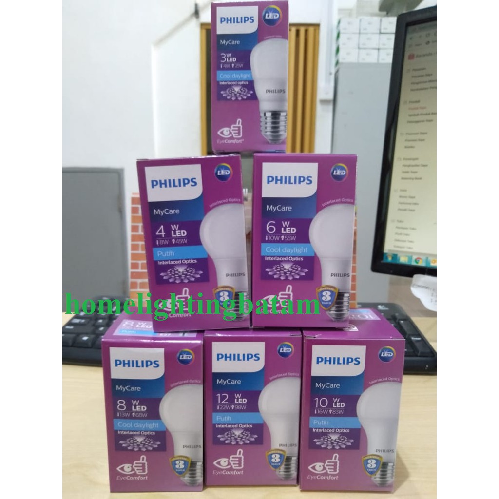 BOLA LAMPU LED PHILIPS COOL DAYLIGHT