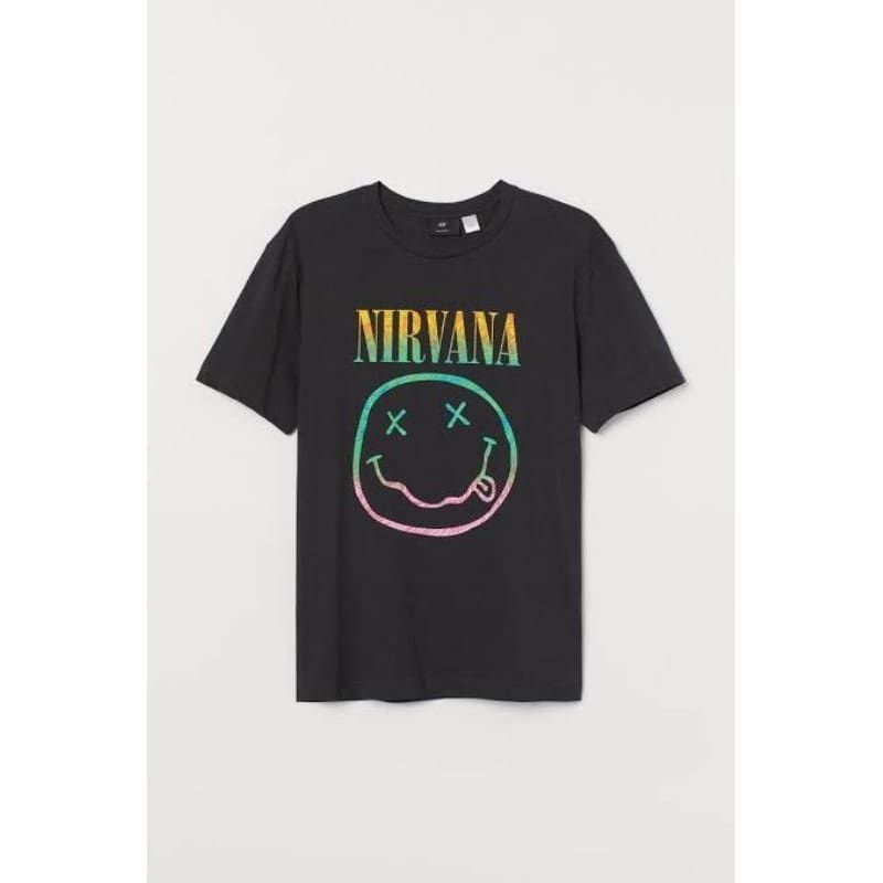 H&M Nirvana Black T-shirt