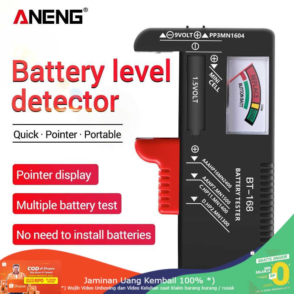 (BISA COD) RVOSTR ANENG Tester Baterai Capacity Checker AA AAA Display Analog - BT-168