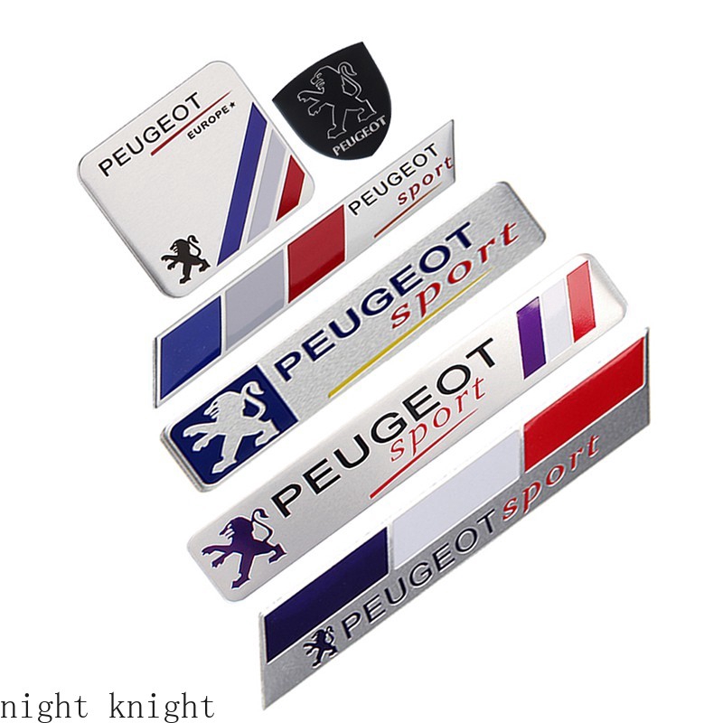 Stiker Emblem Badge Night Knight Bahan Metal Untuk Mobil Peugeot 208xs 208gti 308gti Rcz 508 5008 4008