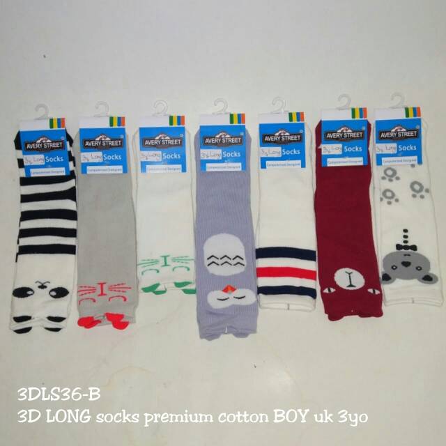 Long sock 3th Kaos Kaki Anak