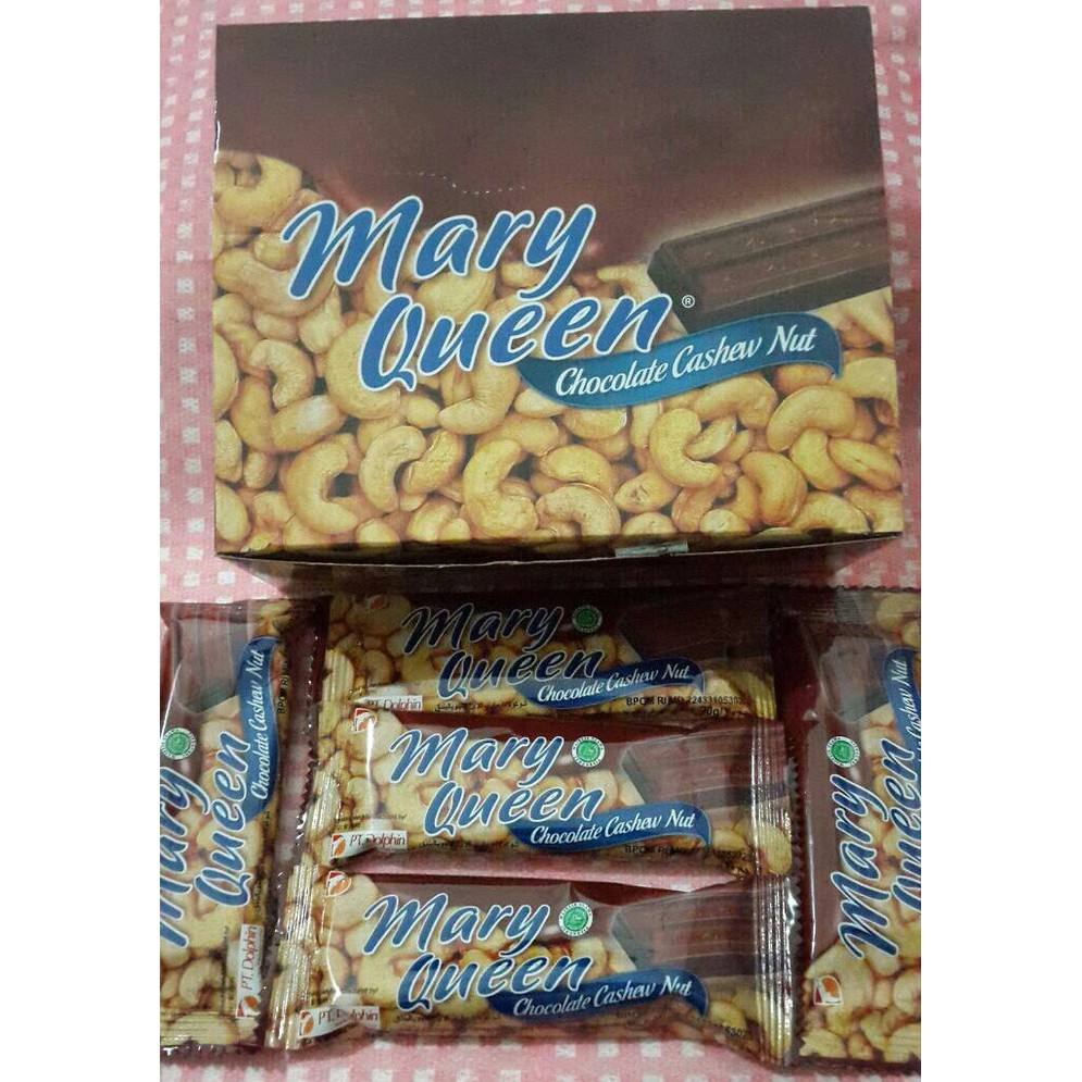 

Mary Queen Coklat Kacang Mede 1 Box