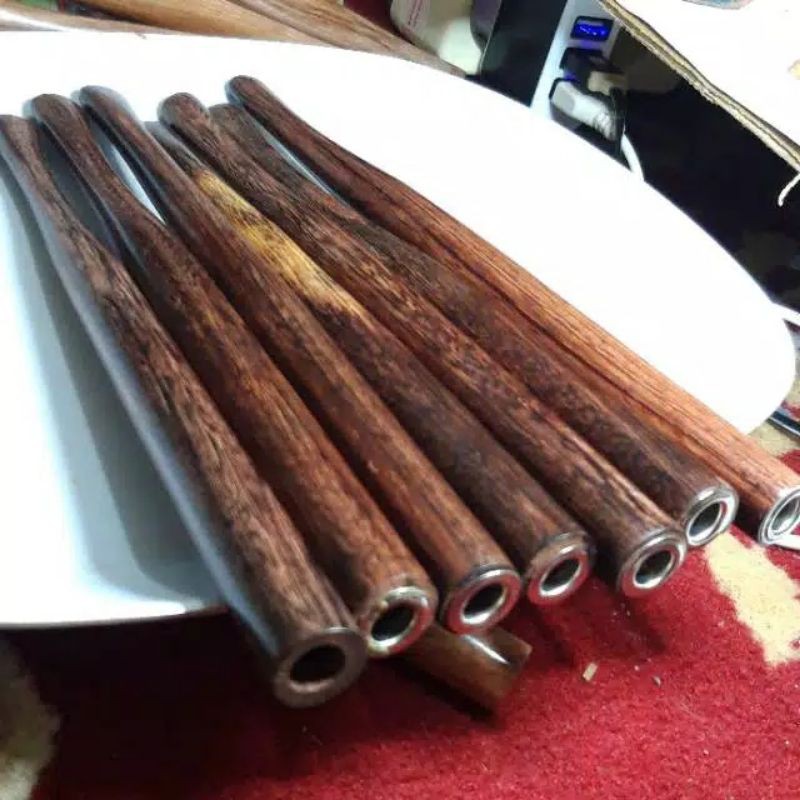 Pipa Rokok Kayu Galih Asem 20cm Lubang Multi Indonesia