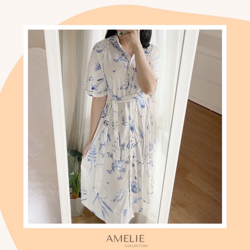 AMAYA SHIRTDRESS - oversized dress rayon