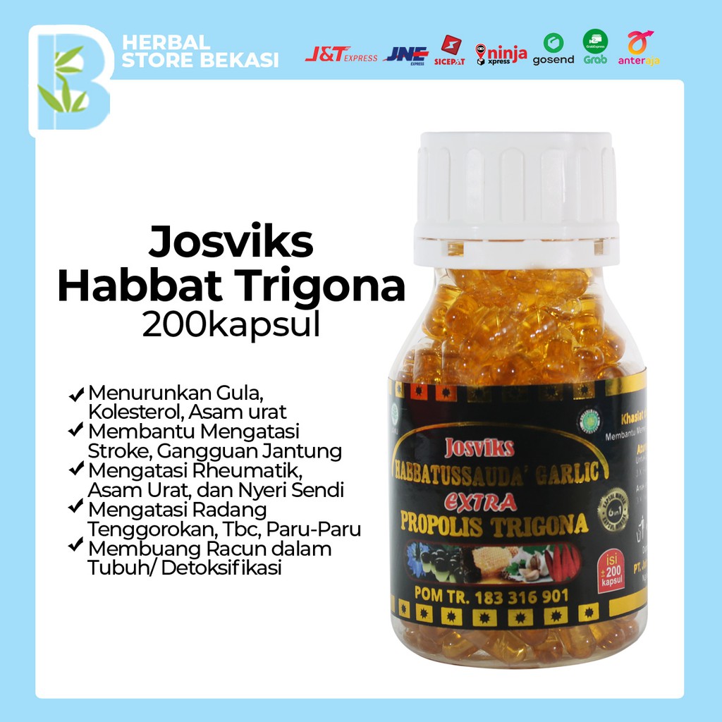 Habbatussauda Garlic Extra Propolis Trigona Josviks 200 Kapsul Untuk Menjaga Kesehatan Dan Imun Indonesia