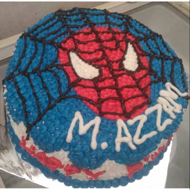 

Kue tart Spiderman