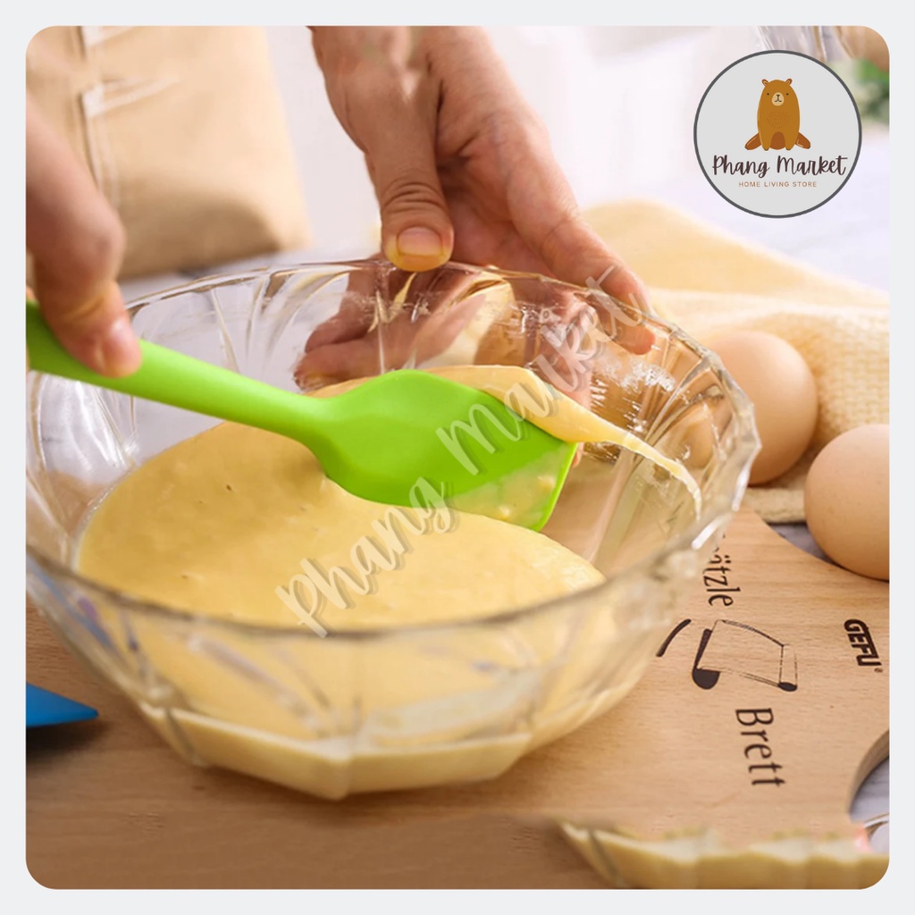 Kitchen Utensil Spatula Silikon Sillikon Silicone Silicon Alat Masak Baking Bake Tahan Panas Food Grade