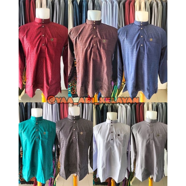 BAJU MUSLIM/KOKO PRIA MOTIF SULTAN ILALANG (YAA_ABI_KELAYAN)