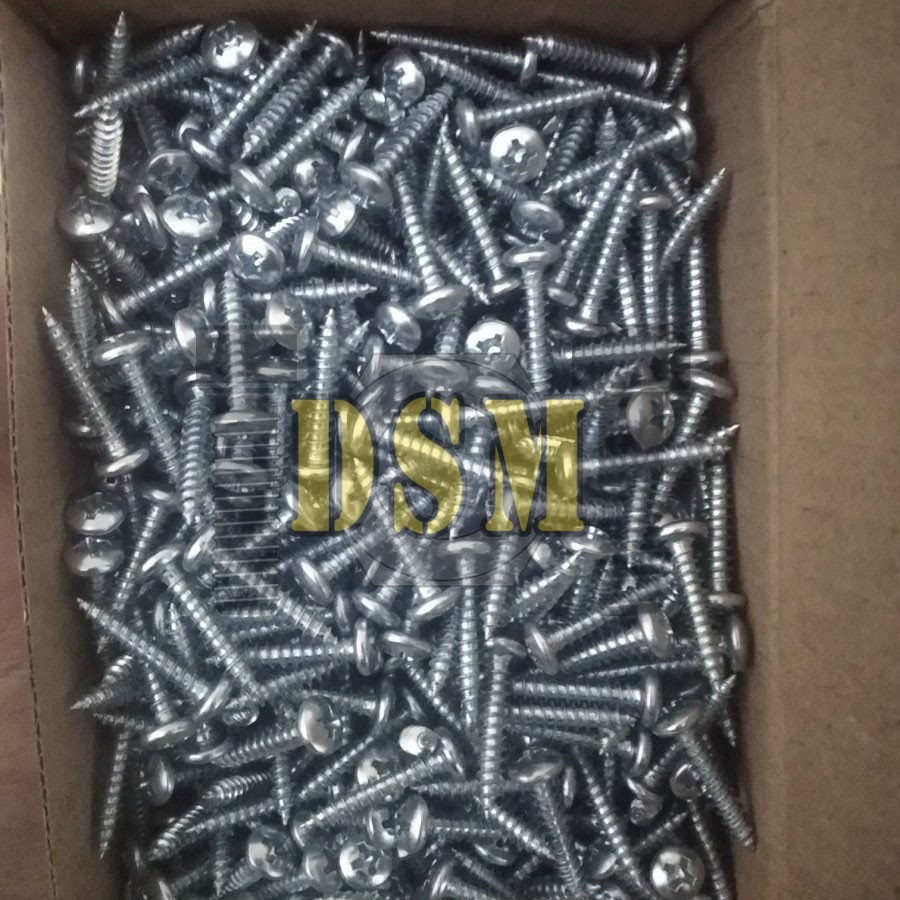 (100 PCS) Sekrup PH #6x1 1/2&quot; / Self Tapping Screw P+AB (4 CM)