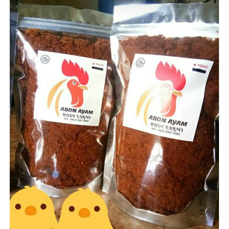 

Abon Ayam manis dan pedas 250gr