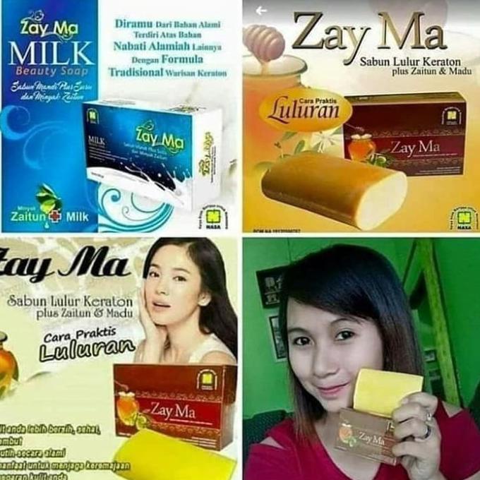 Trendi Sabun Lulur Zayma Nasa Pemutih Pembersih Badan Limited