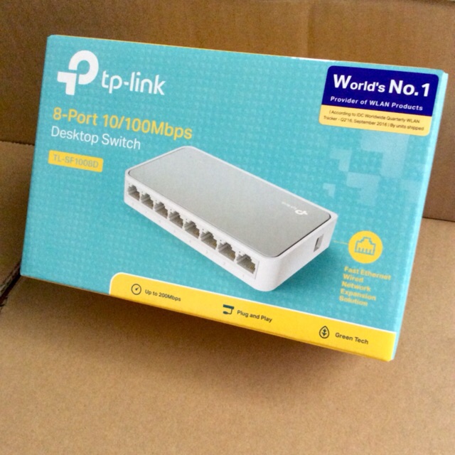 TPLink 8-Port 10/100Mbps Desktop Switch TL-SF1008D