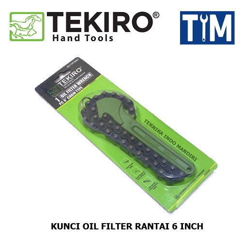 TEKIRO Kunci Oil Filter Rantai 6 INCH / Filter Oli Rantai 6&quot;