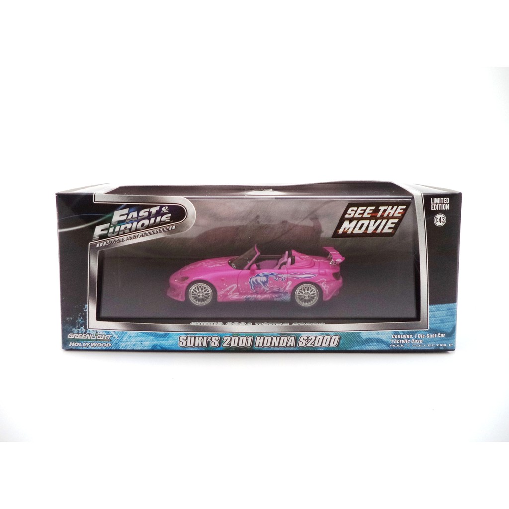 GREENLIGHT FAST & FURIUS SUKI 2001 HONDA S2000 PINK