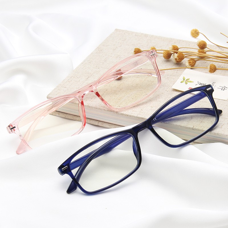 Whole sale shades Anti-blue Light Anti-radiation Glasses Frame Female Thin Flat Glasses aesthetic shades