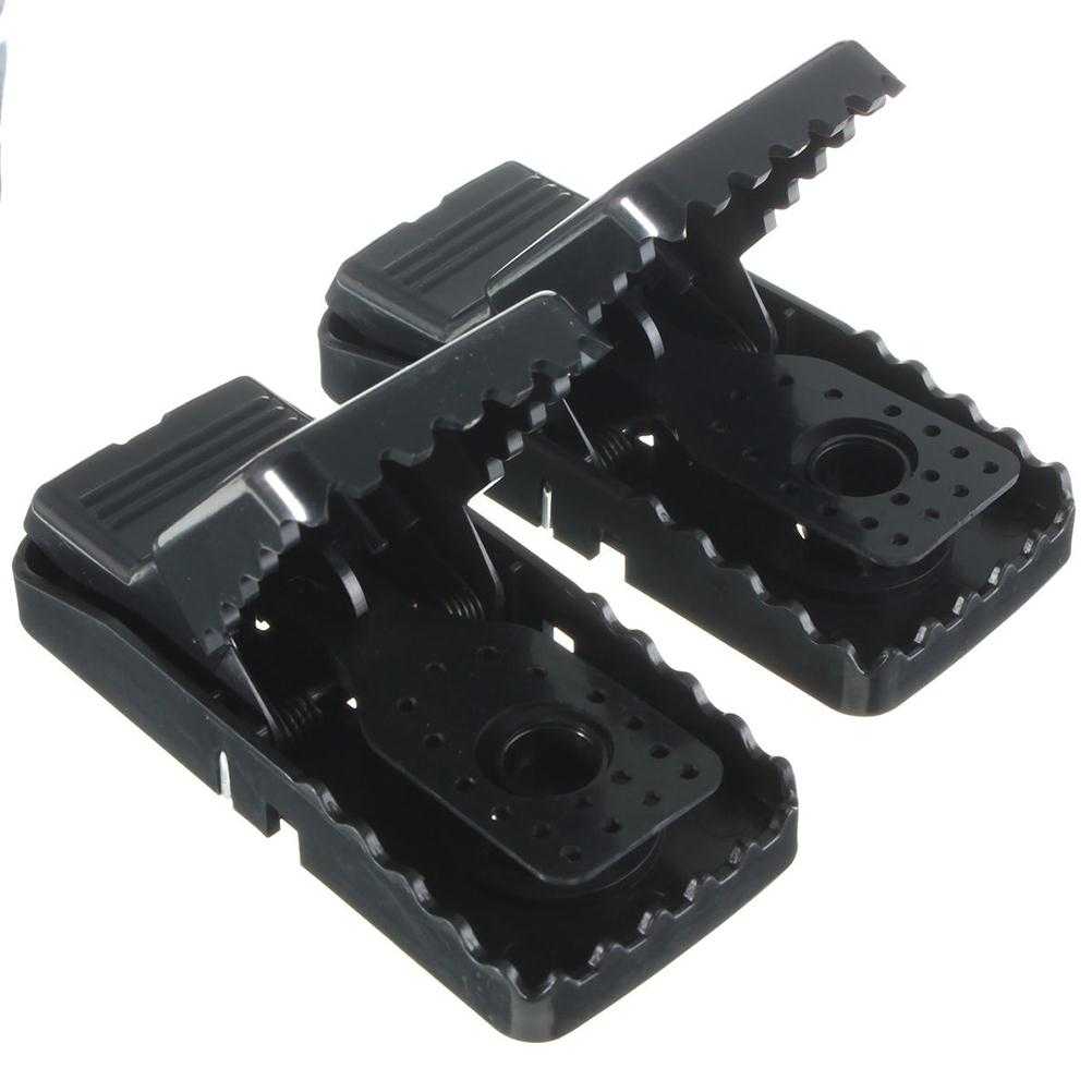 MENGXIANG Jebakan Perangkap Tikus Black Cat Mouse Trap 2 PCS - JB56