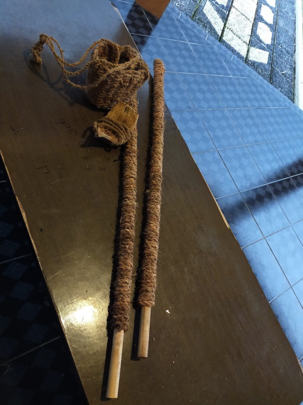 Pot Gantung Sabut Kelapa Anyaman Pot Anggrek Pot Tanaman