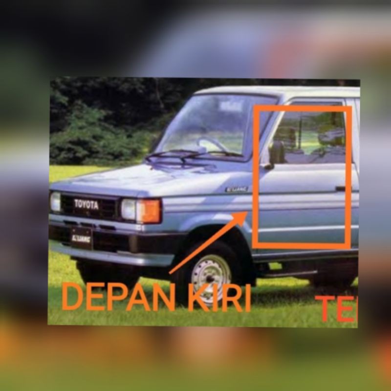 Karet pintu kijang super grand jantan rover depan kiri