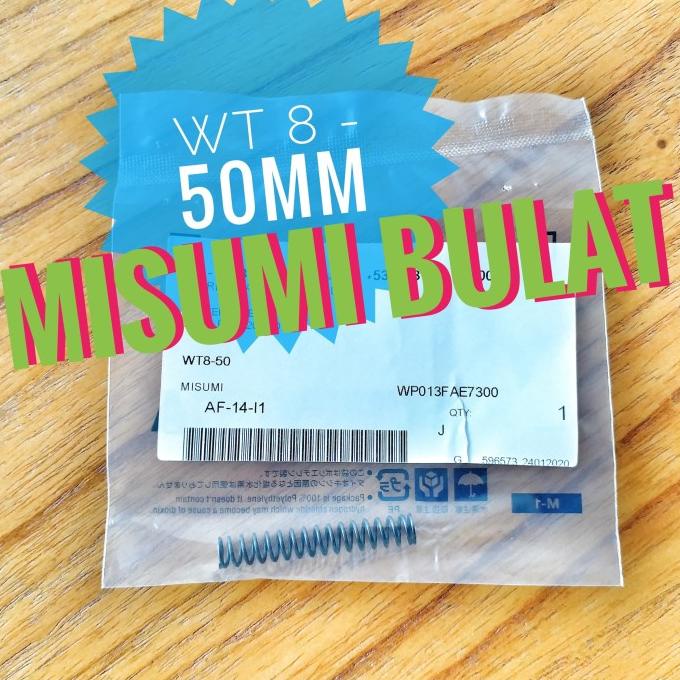 hanya disini] Per Misumi Bulat WT od8 50mm - Per Pcp - Per Valve Pcp - Misumi Ori