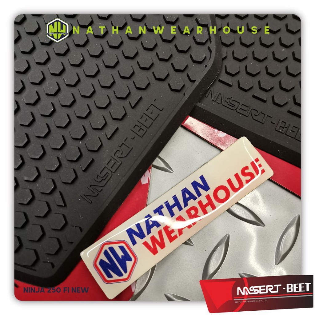 Tankpad Tankgrip Sidepad SideGrip Rubber Karet Tangki Premium Ninja 250 Fi New 2018