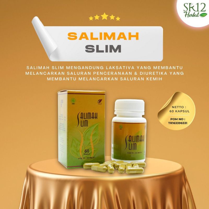 Salimah Slim SR12 - Pelangsing Herbal - Obat Diet Ampuh Turunkan Berat Badan