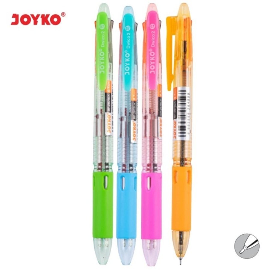 

Ball Pen Pena Pulpen JOYKO 2warna BP287 Hitam Merah/Pen Cetek 2Warna