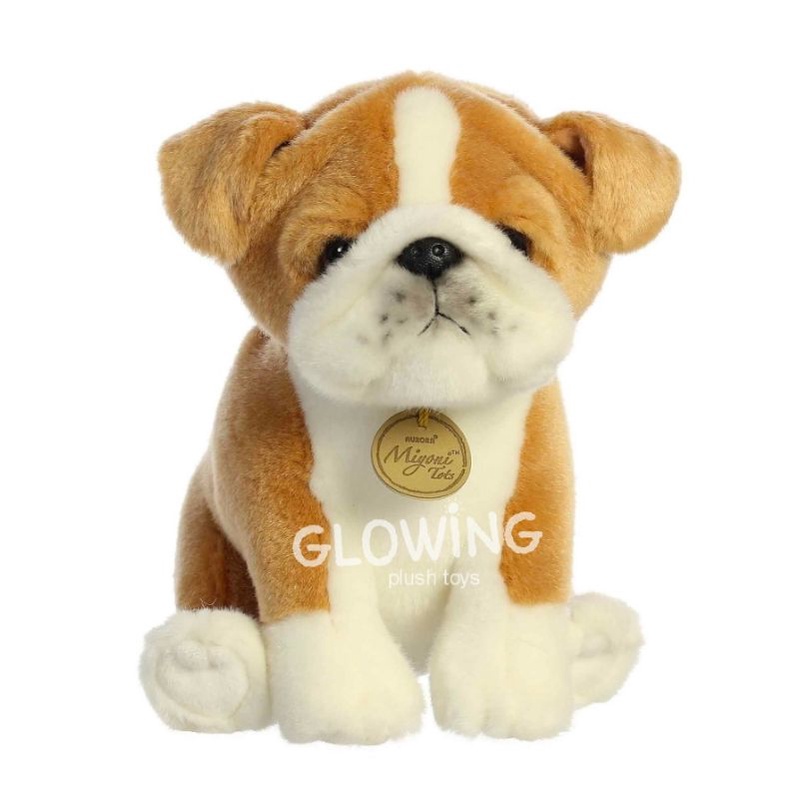 Boneka Import Anjing Bulldog duduk