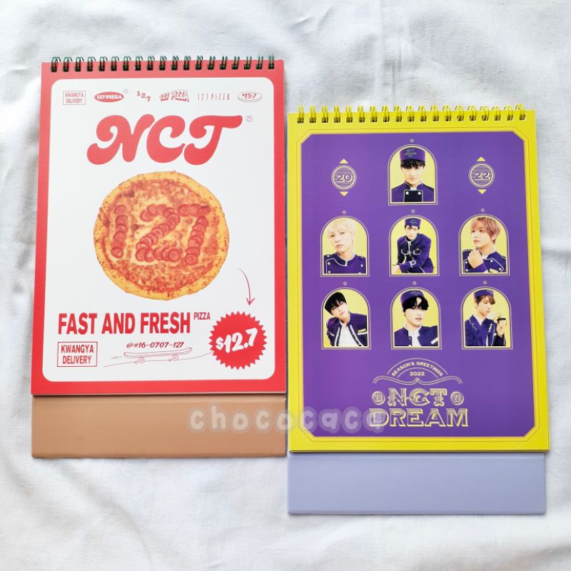 Jual desk calendar nct 127 nct drean season greetings 2022 sg22