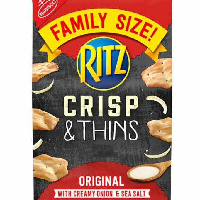 

Ready Stok Ritz Crisp & Thins Creamy Onion N Sea Salt