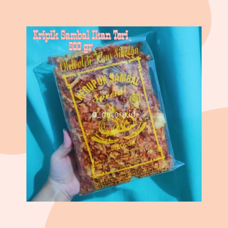 Jual Keripik Sambal Ikan Teri Special Sibolga 500 Gr Shopee Indonesia