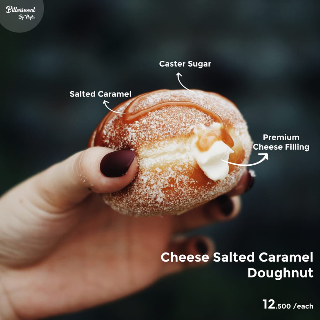 Cheese Salted Caramel Doughnut