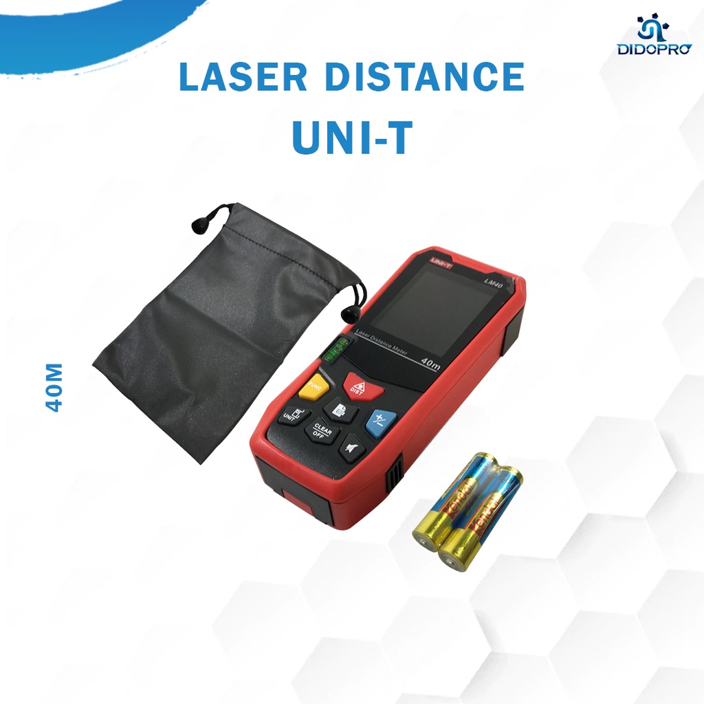 UNI-T Meteran Laser UNI T LM-40M Pengukur Digital 40m meter 40 m Laser Distance Meter