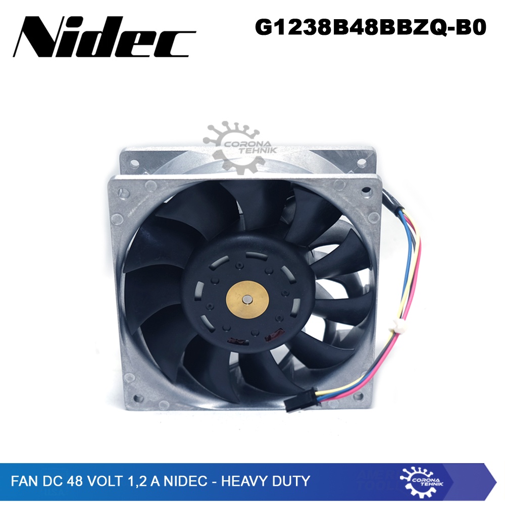 Heavy Duty - Fan DC 48 Volt 1,2A Nidec