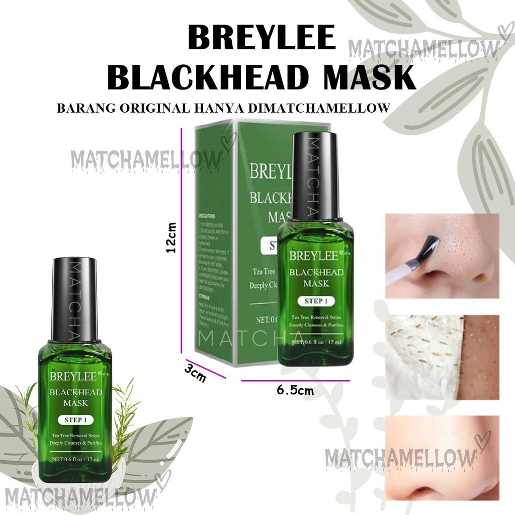 ❄️MATCHA❄️ BREYLEE BLACKHEAD MASK - BRYLEE PEMBERSIH KOMEDO DAN PENGECIL PORI PORI