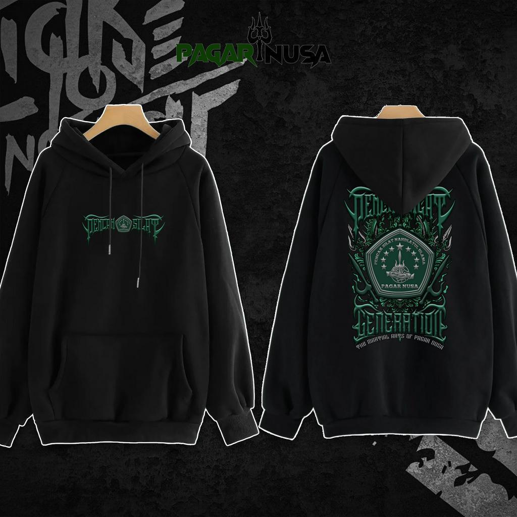 Hoodie pagar nusa lambang sablon plastisol