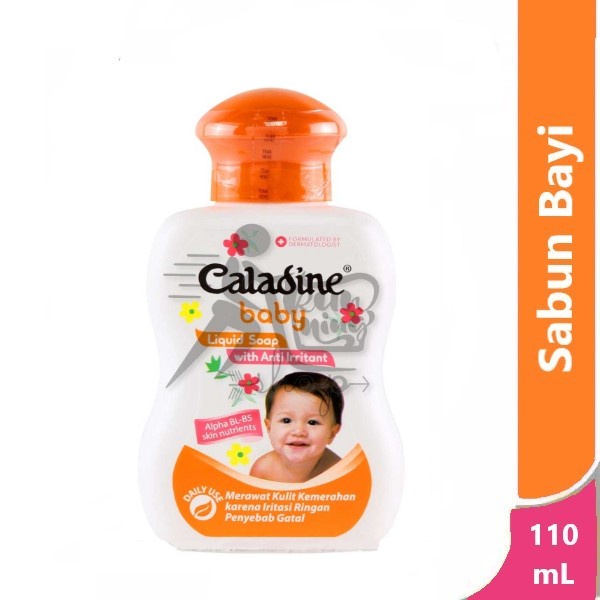 Caladine Baby Liquid Soap 110 mL - sabun cair bayi untuk iritasi kulit dan gatal