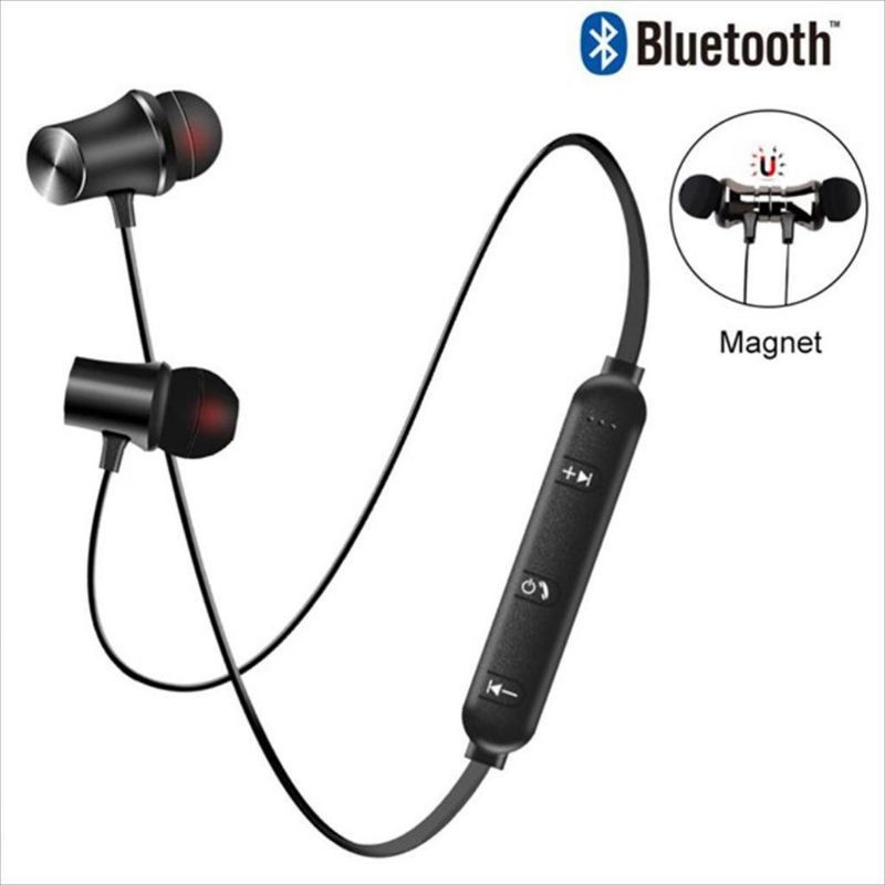 EARPHONE HEADSET EARBUDS XT-11 WIRELESS BLUETOOTH HEADPHONE SPORT IN EAR STEREO HANDFREE HEADSET BASS KENCANG KUALITAS BAGUS