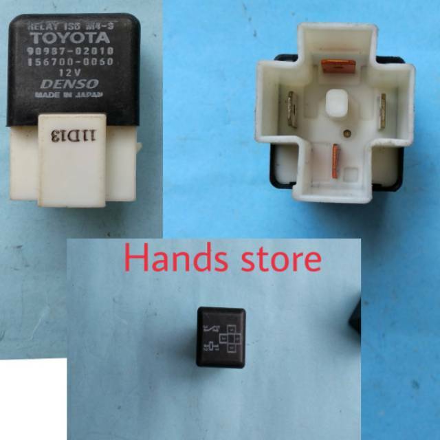 RELAY FUSE BOX HITAM KAKI 4 12V COROLLA GREAT ALL NEW COROLLA GREAT CORONA ABSOLUTE KIJANG