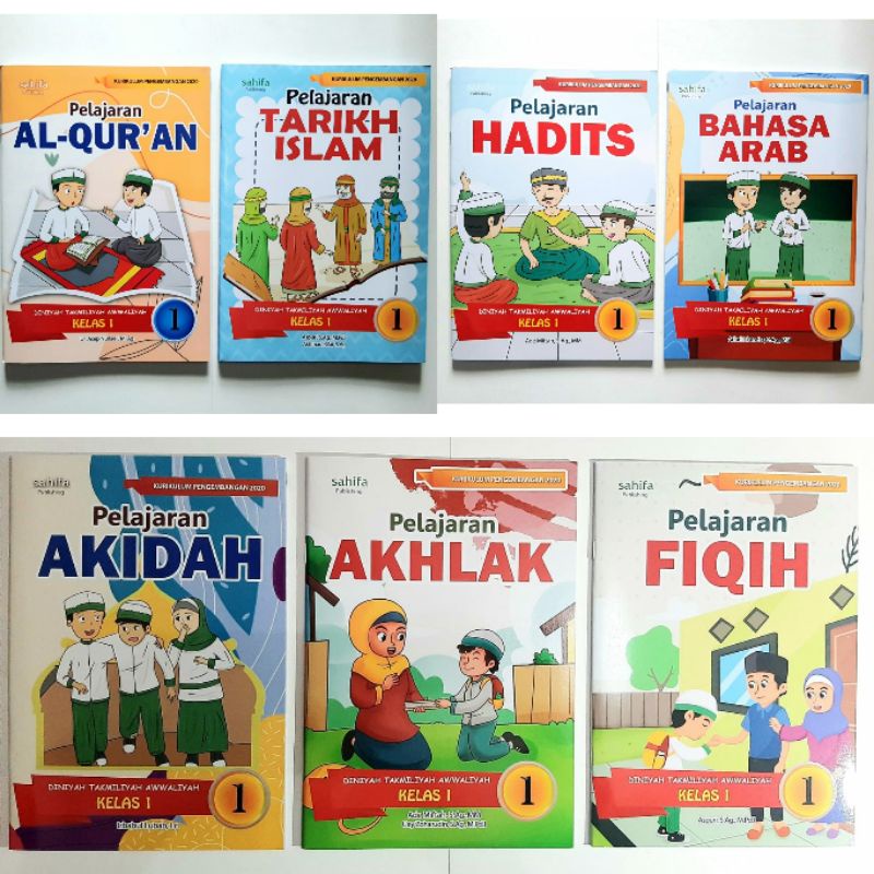 Buku Paket MDTA kelas 1 (setara kelas 3 SD) Sahifa - Kurikulum 2020