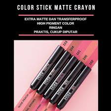 MAKE OVER COLOR STICK MATTE CRAYON || lipstick make over