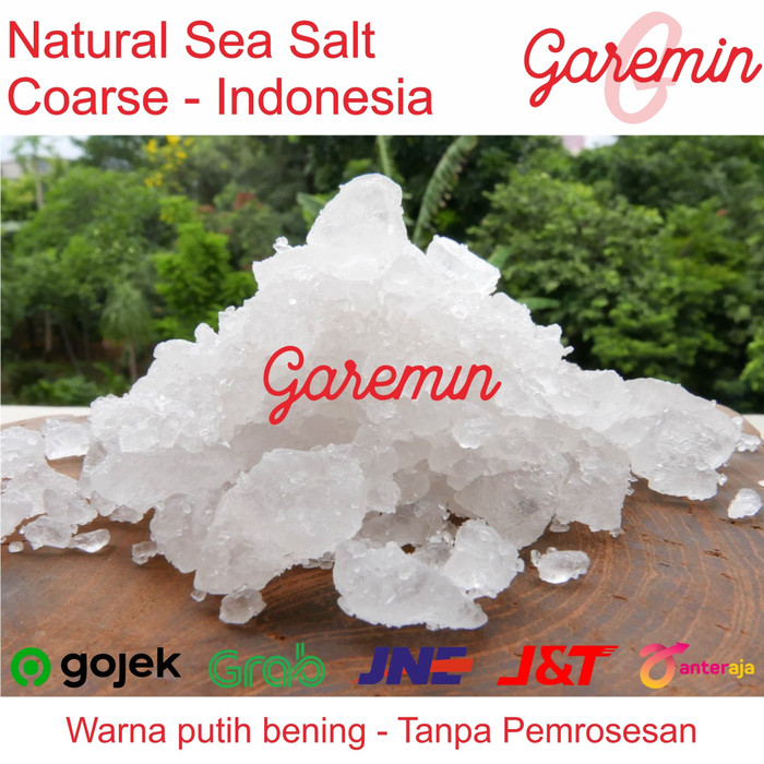 

PROMO SPESIAL - NATURAL SEA SALT 1 KG COARSE ROCK / GARAM LAUT IMPORT 1000 GRAM