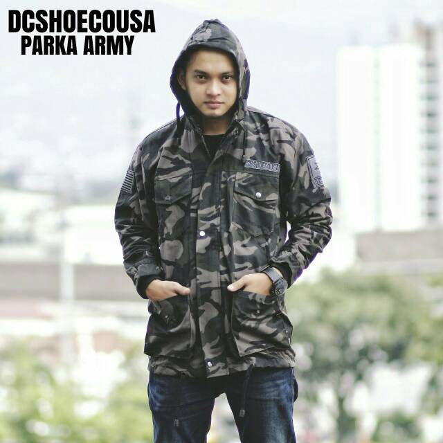 Promo Ready, Jaket Pria Cowok Laki Laki Motif Army Tentara Loreng Cbr Six ST 313 Kekinian
