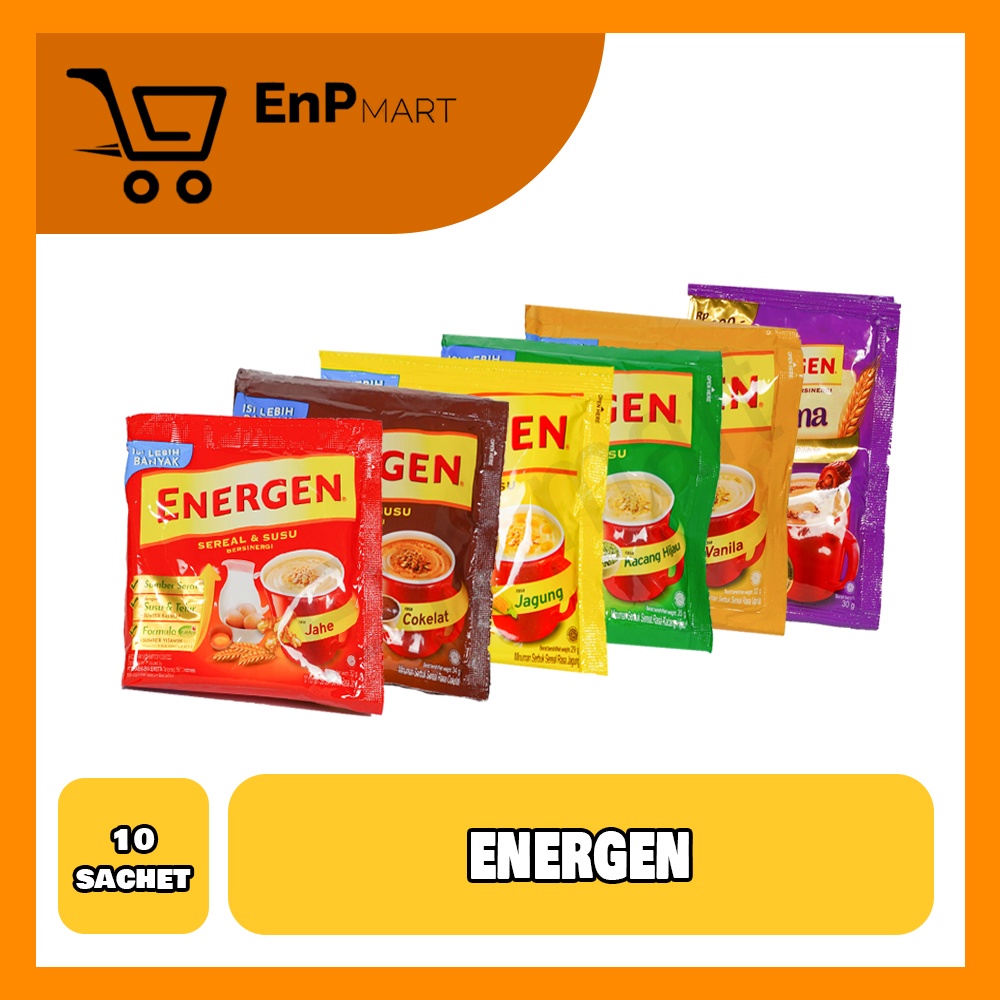 

Energen all variant - 1 Renceng isi 10 pcs