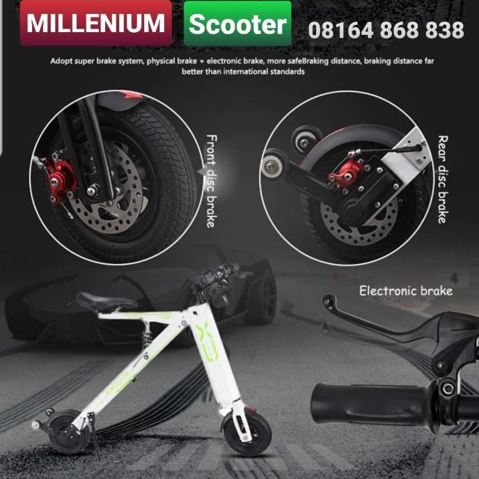 scooter listrik lipat/escooter/sepeda ebike/skuter listrik/skuter anak