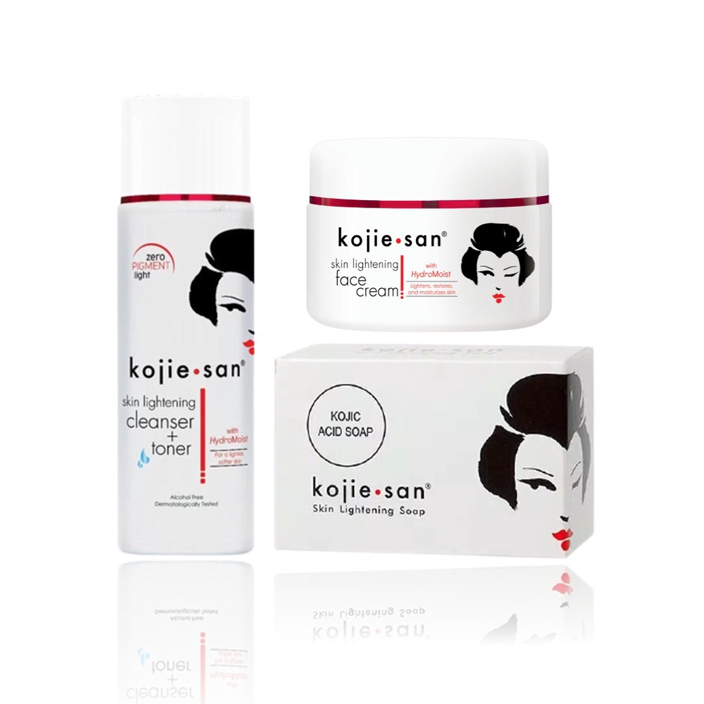 [TERMURAH] PAKET KOJIESAN LIGHTENING ISI 3 |KOJIE SAN BUNDLING FACE CREAM+SABUN+TONER